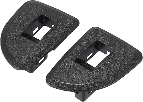 X AUTOHAUX Par de biseles para interruptor de ventana trasera, lado del conductor y del pasajero para Chevrolet Silverado para GMC Sierra 1500