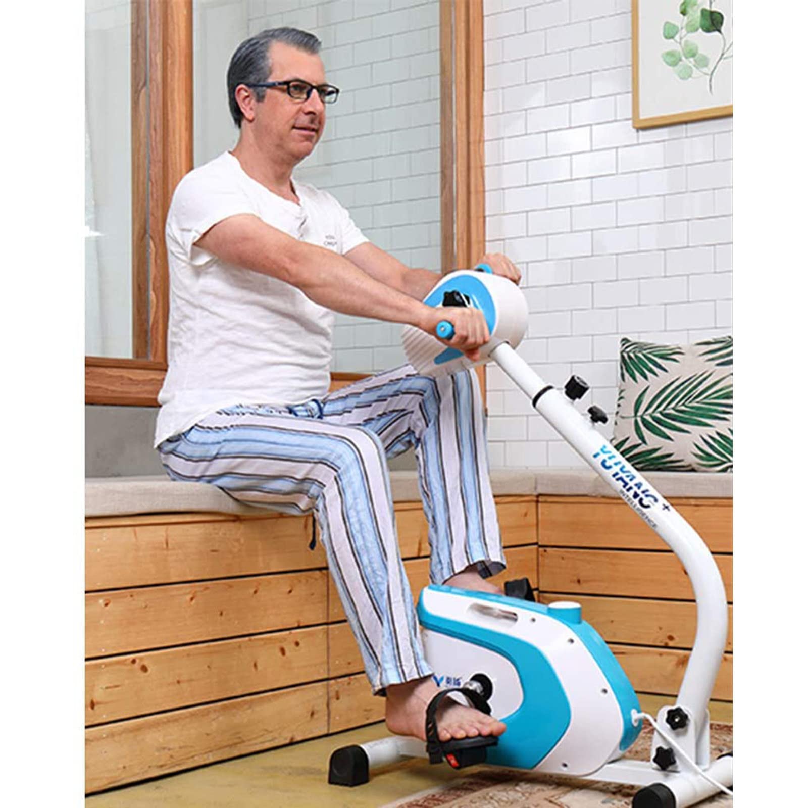 Elektryczne korby do ćwiczeń dla seniorów Rehabilitacja fizjoterapeutyczna, regulowany mini rower sprzęt rehabilitacyjny Ćwiczenia korbowe Maine dla osób starszych osób niepełnosprawnych