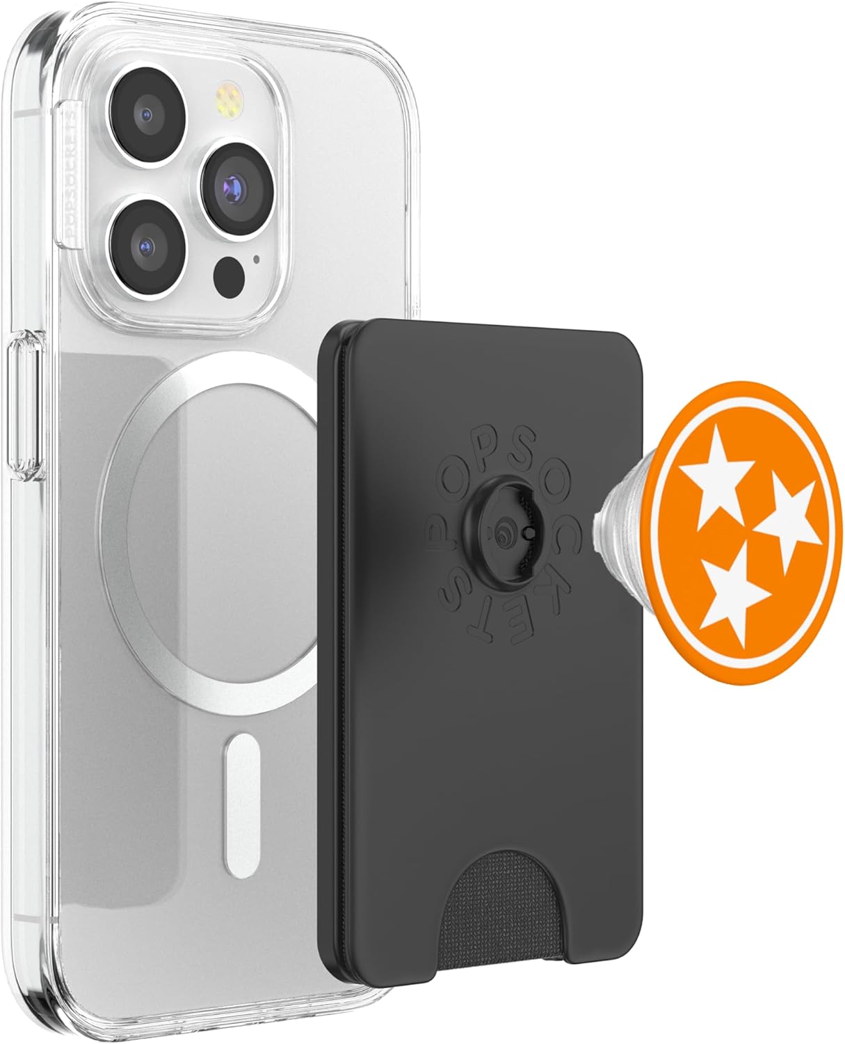 Tennessee Flag Love Home Volunteer State In Orange PopSockets PopWallet for MagSafe