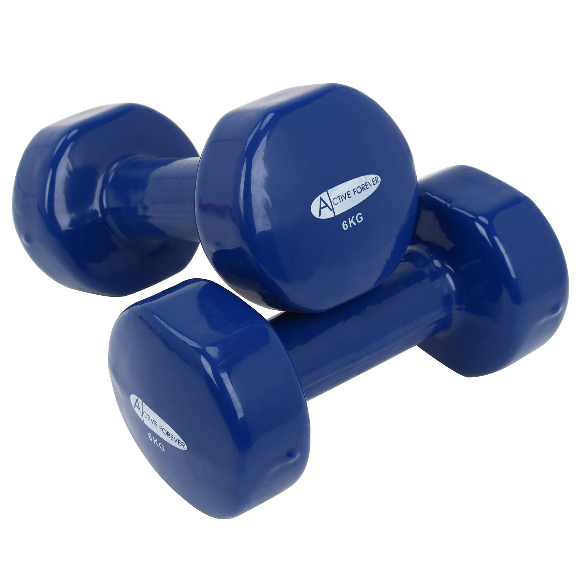 ACTIVE FOREVER Weights Dumbbells Set,Dumbbells in Pairs,Non-Slip,Anti-Roll,Hand Weights Dumbbells in 4kg 5kg 6kg 8kg Pair