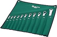 Vista 2 de SATA Juego de llaves de extremo de caja doble de desplazamiento métrico de 10 piezas - ST08012