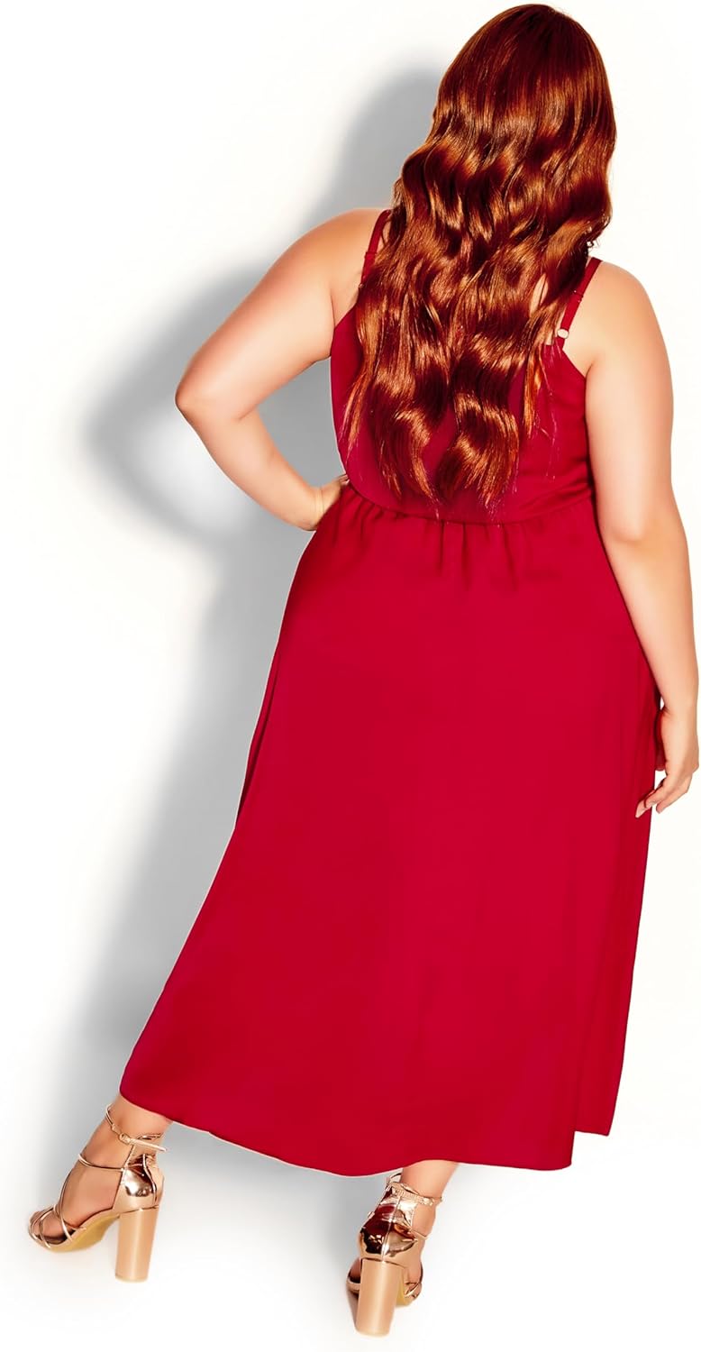 City Chic Plus Size Dress, Drapey Love Dress - Image 2