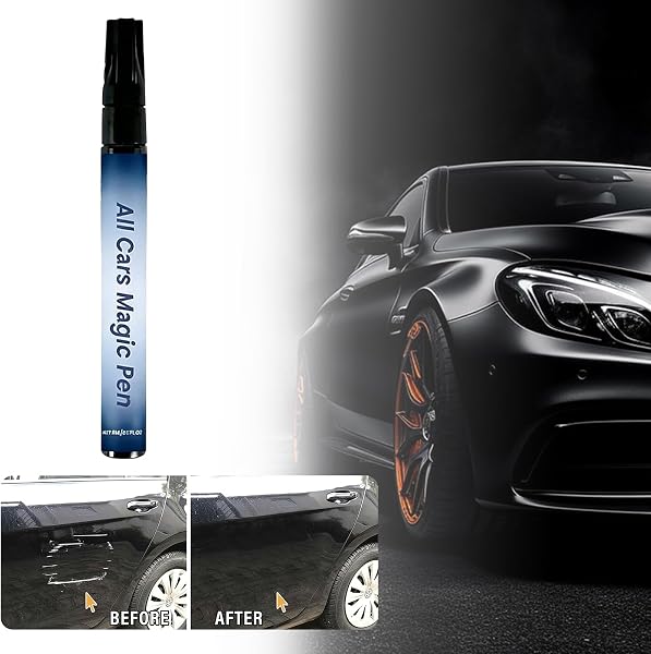 SEMINISMAR Carfix Penna Antigraffio,Rimuovi Graffi Auto,Penna Ritocco Carrozzeria,All Cars Magic Pen,Penna Antigraffio,Pen Riparazione Graffi Auto Moto,Impermeabile Asciugatura Rapida,1 PC - 2