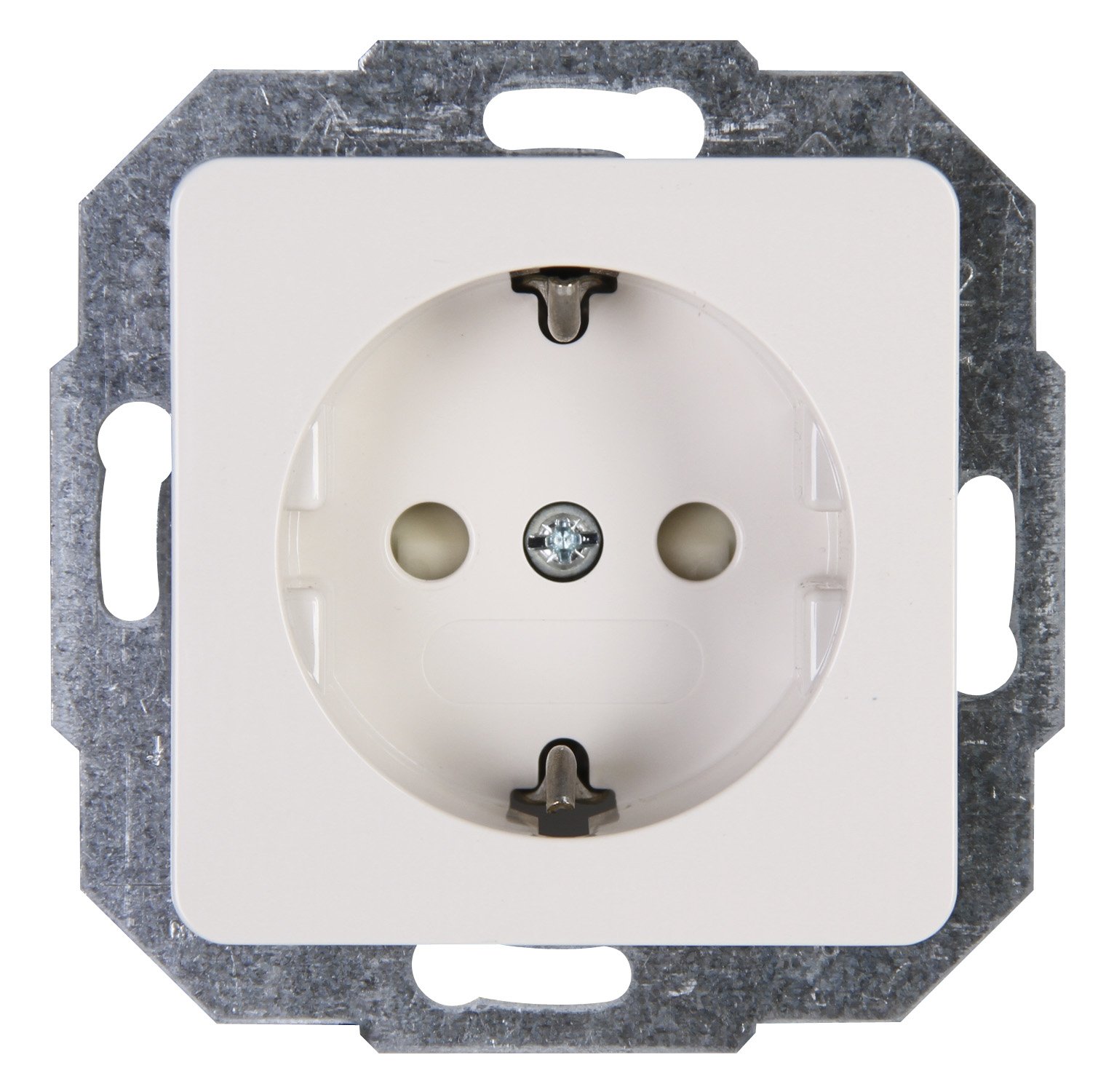 Kopp Presa di contatto protettiva Paris, 2 vie, senza protezione di contatto, dispositivo completo per l'installazione in scatola di commutazione 1 via 60mm, 16A, 250V~, IP20, palissandro, 941126061
