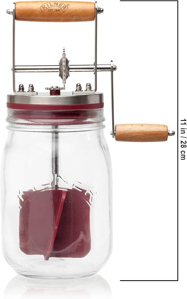 Amazon | Kilner 小型手動バターチャーナー | Kilner | バター