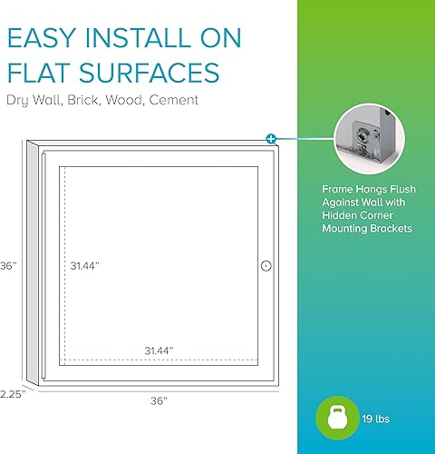 Vista 30 de Ghent Tablón de anuncios de vinilo cerrado de 2 puertas para exteriores, resistente a los golpes, con cerradura, marco de aluminio satinado