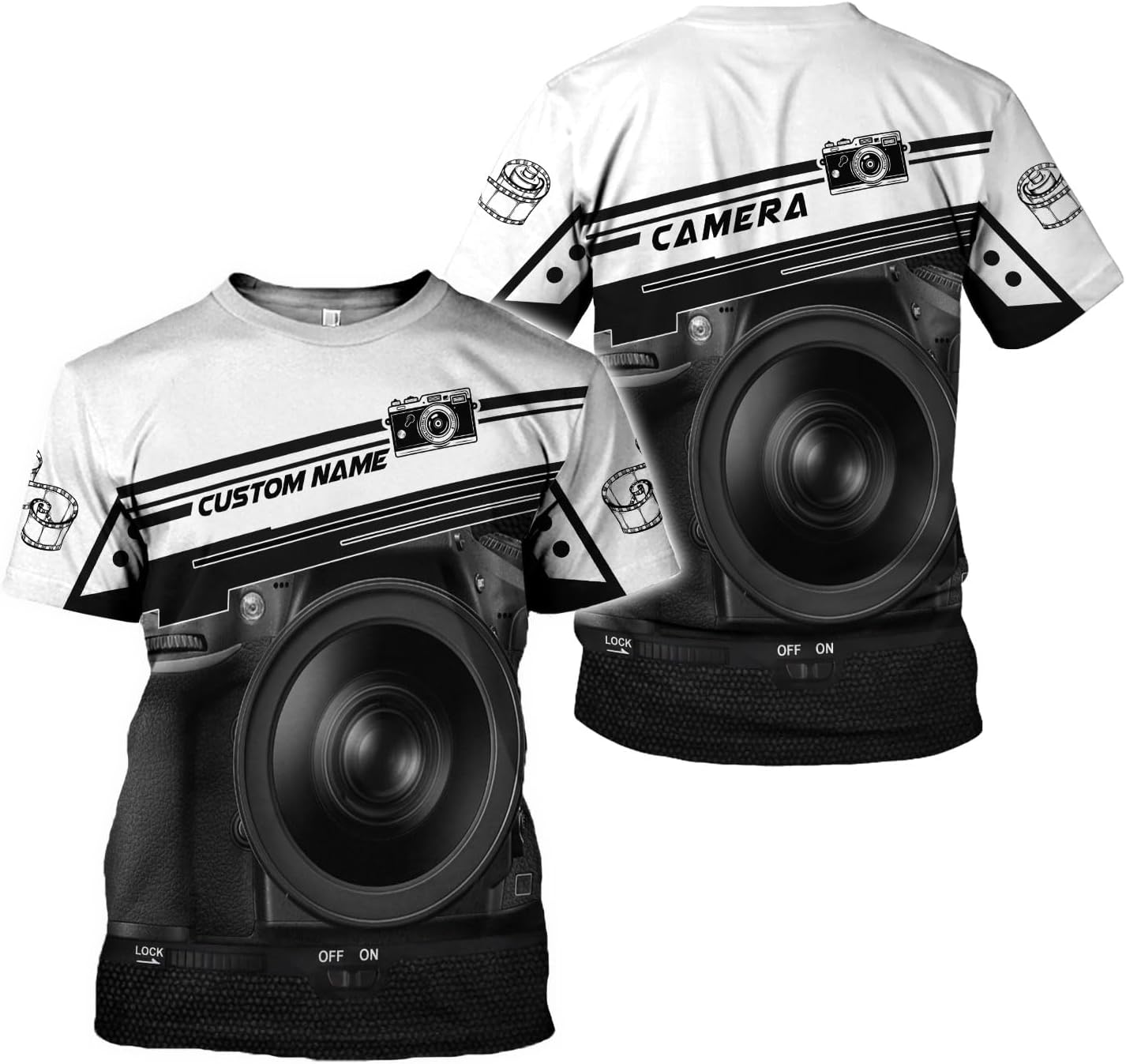 Podagree Personalized Photography Shirt Photographer Shirts Photographic Camera Tshirt Men & Women Photographer Gifts