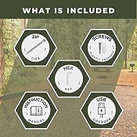 Vista 9 de Tactiko Wire Trip Perimeter Alarm 2.0, 129 dB Rechargeable Perimeter – 80ft Kevlar Tripwire, Solar/USB, Weatherproof, Bear Deterrent for Camping