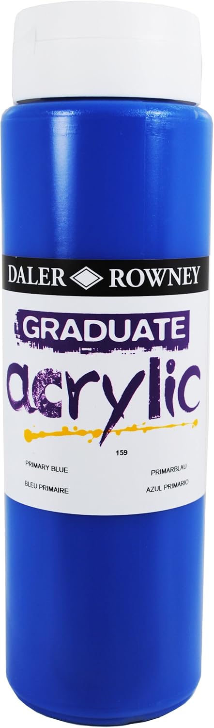 Daler Rowney Grad Acrylic Primry Blue 500ml DR123500159