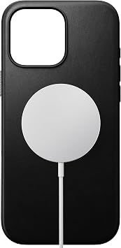 NOMAD - Modern Leather Case - iPhone 16 Pro Max | Black Leather