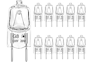G8 Halogen Bulbs: Illuminate Your Space with Warmth and Clarity
