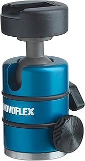 Novoflex Small Ball Head with Flash Shoe and Panning Function (NEIGER-19P)