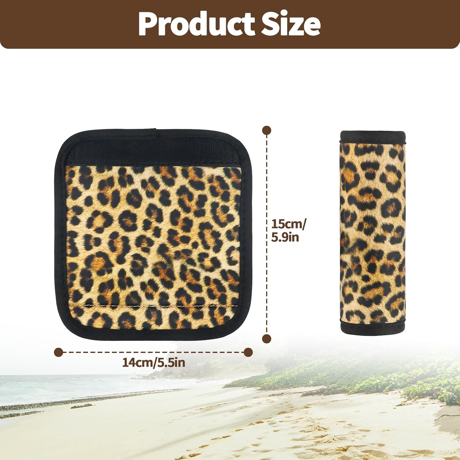 2 PCS Handle Wrap for Bogg Bag/Simply Southern Tote, Neoprene Luggage Handle Wraps for Bogg Bag Accessories, Beach Bag Handle Wrap, Travel Accessories, Luggage Handle Wraps for Suitcase