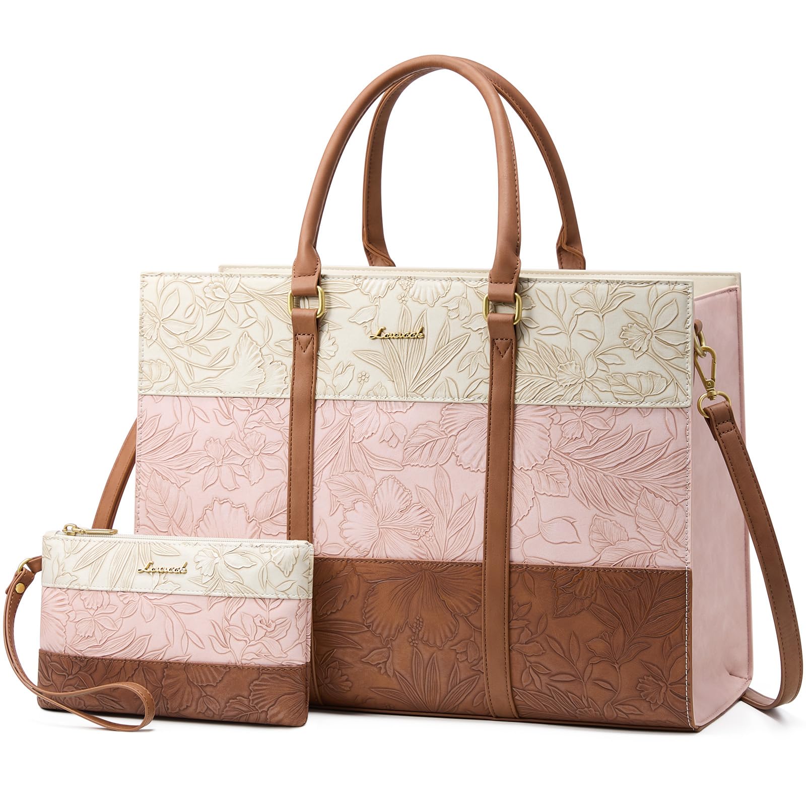 LOVEVOOK Laptop Bag for Women, 15.6 Inch Work Bags for Women