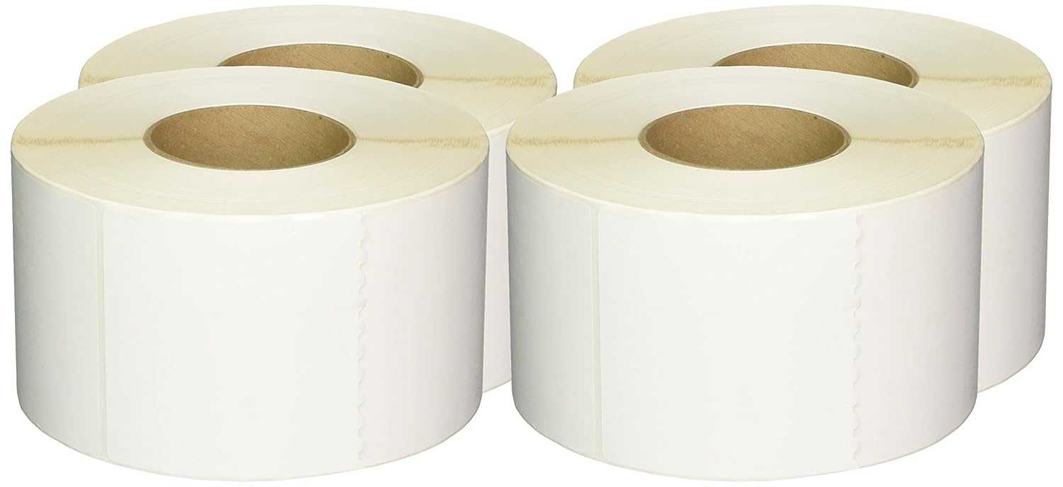Smith Corona - 4x10 Thermal Transfer Labels (3" Core) - 600 Labels/Roll - 4 Rolls