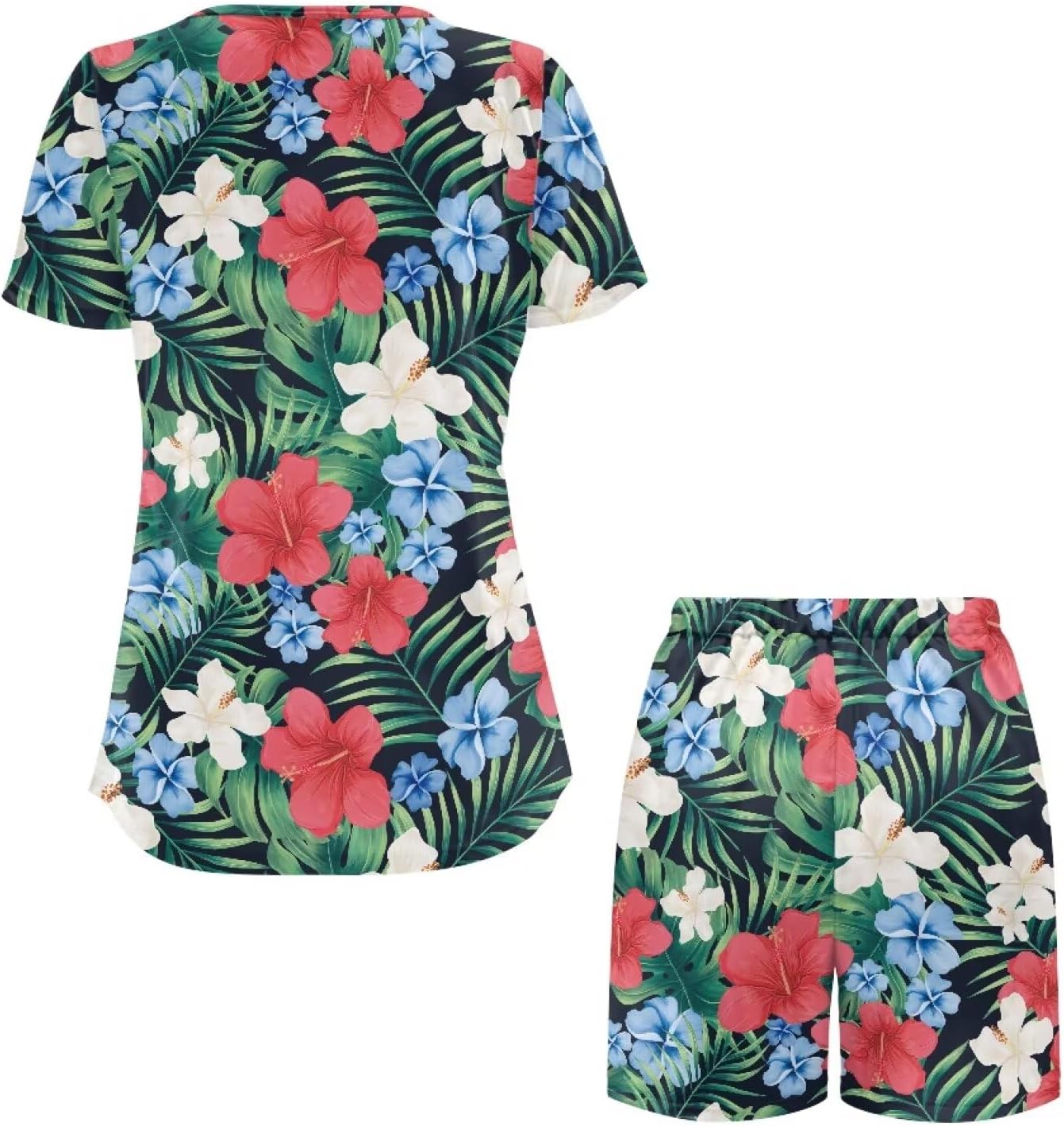 Maternity Nursing Pajamas Set Soft Elastic Short Sleeve Double Layer Breastfeeding Sleepwear Plus Size Pajamas Pjs