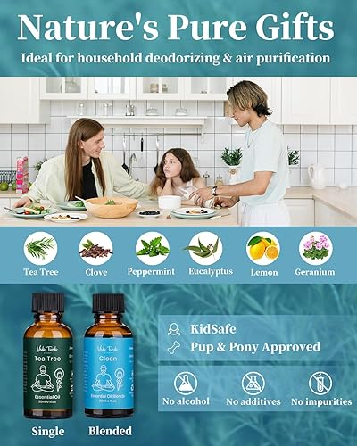 Miniatura 28 de VTS Difusor sin agua para aceites esenciales, difusor de nebulización de aceites esenciales de aromaterapia para el hogar, dormitorio, baño, sala