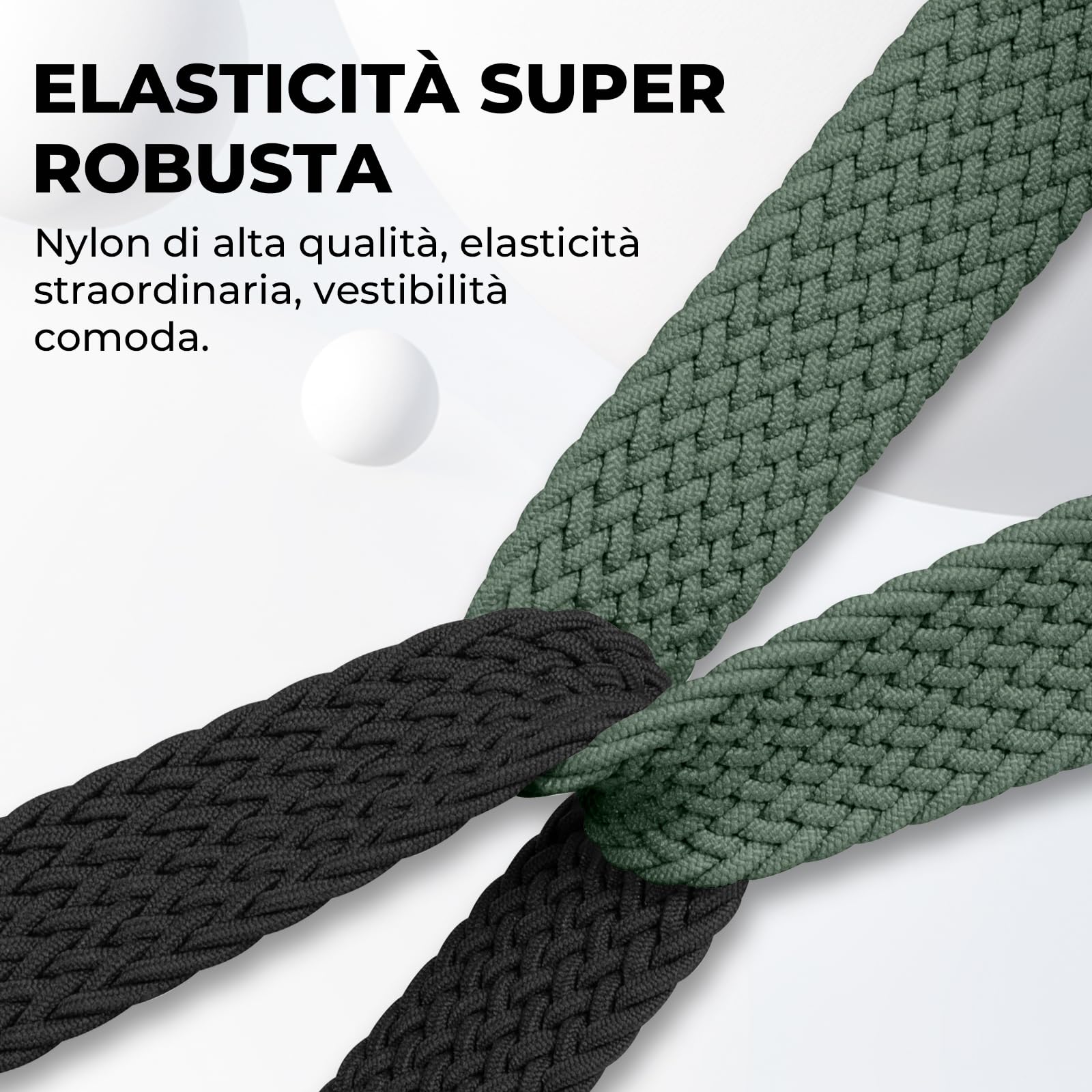 Cinturino Elastico Per Smartwatch 22mm - Sgancio Rapido, Grigio Spazio AidorMax - Foto 6