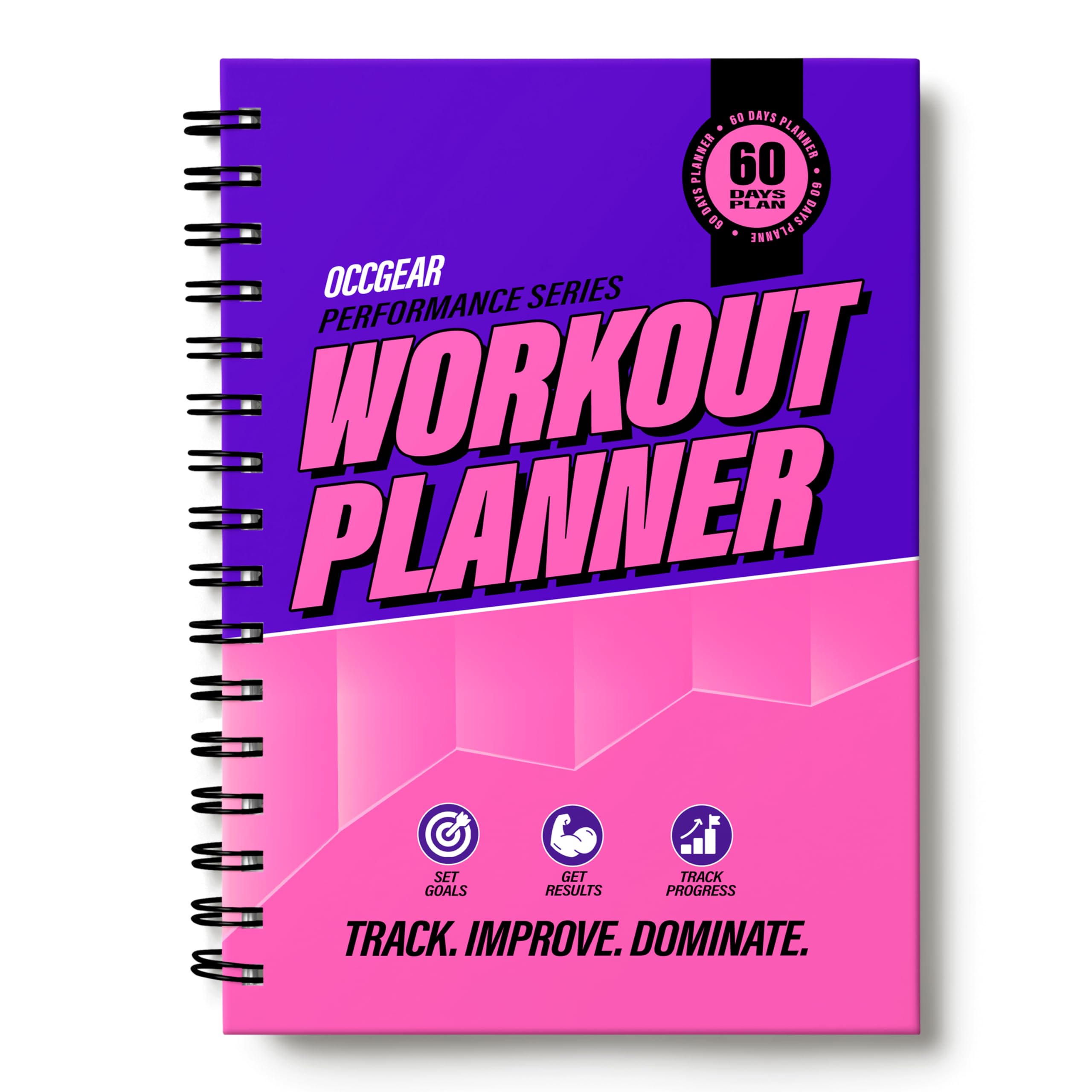 Fitness Planner & Workout Log Book for Men & Women – Gym Workout Journal, Diet & Meal Planner, Habit Tracker, Exercise Log, Weight Loss & Muscle Gain Progress Tracker, Daily Weekly Fitness Diary Organizer, Undated Start Anytime Pink Color (Workout Planner Pink)-image-46