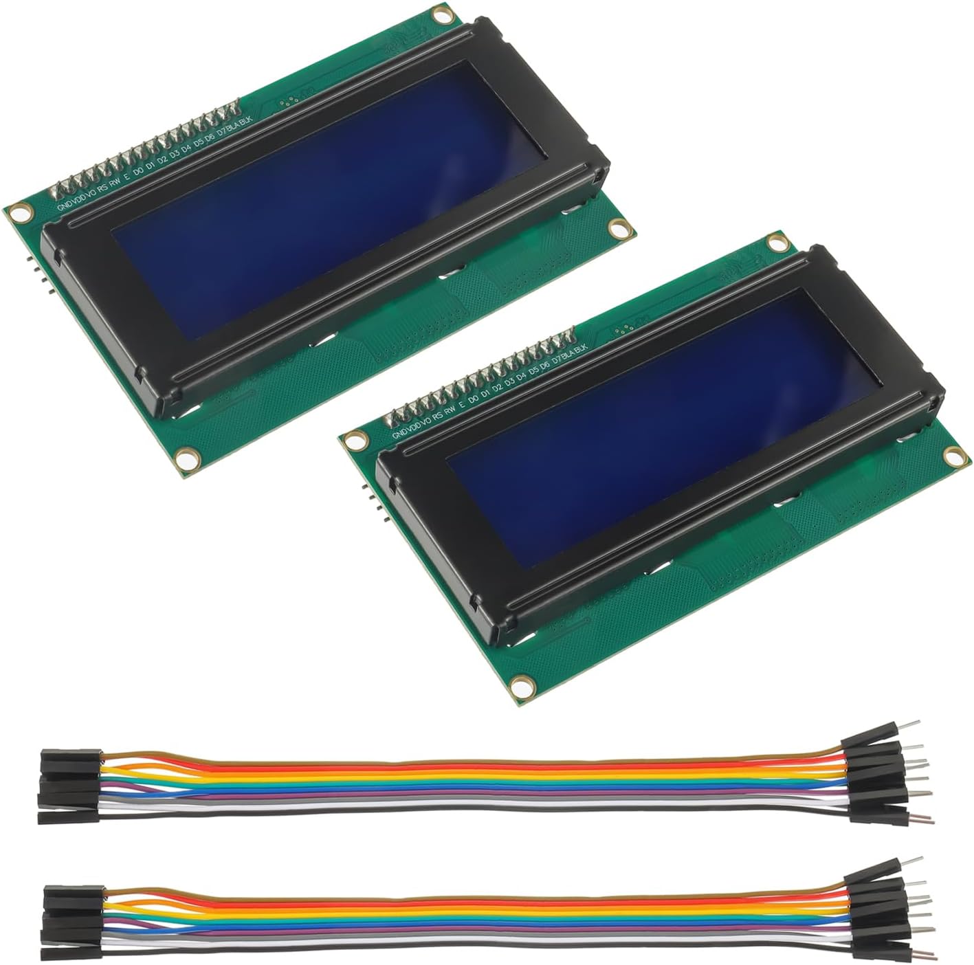 2pcs I2C IIC TWI 2004 Serial LCD Display Module 20x4 Compatible with Arduino Raspberry Pi