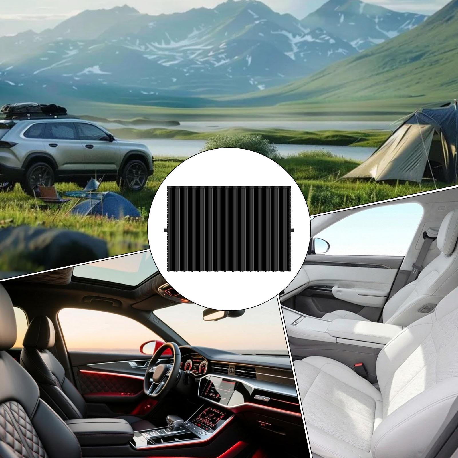 Tende Privacy Per Auto Oscurante Universale e Protezione UV, Magnetico | Tende Privacy per Finestrini Auto per Viaggi, Campeggio, Pause, Vacanze, Festività, Spostamenti