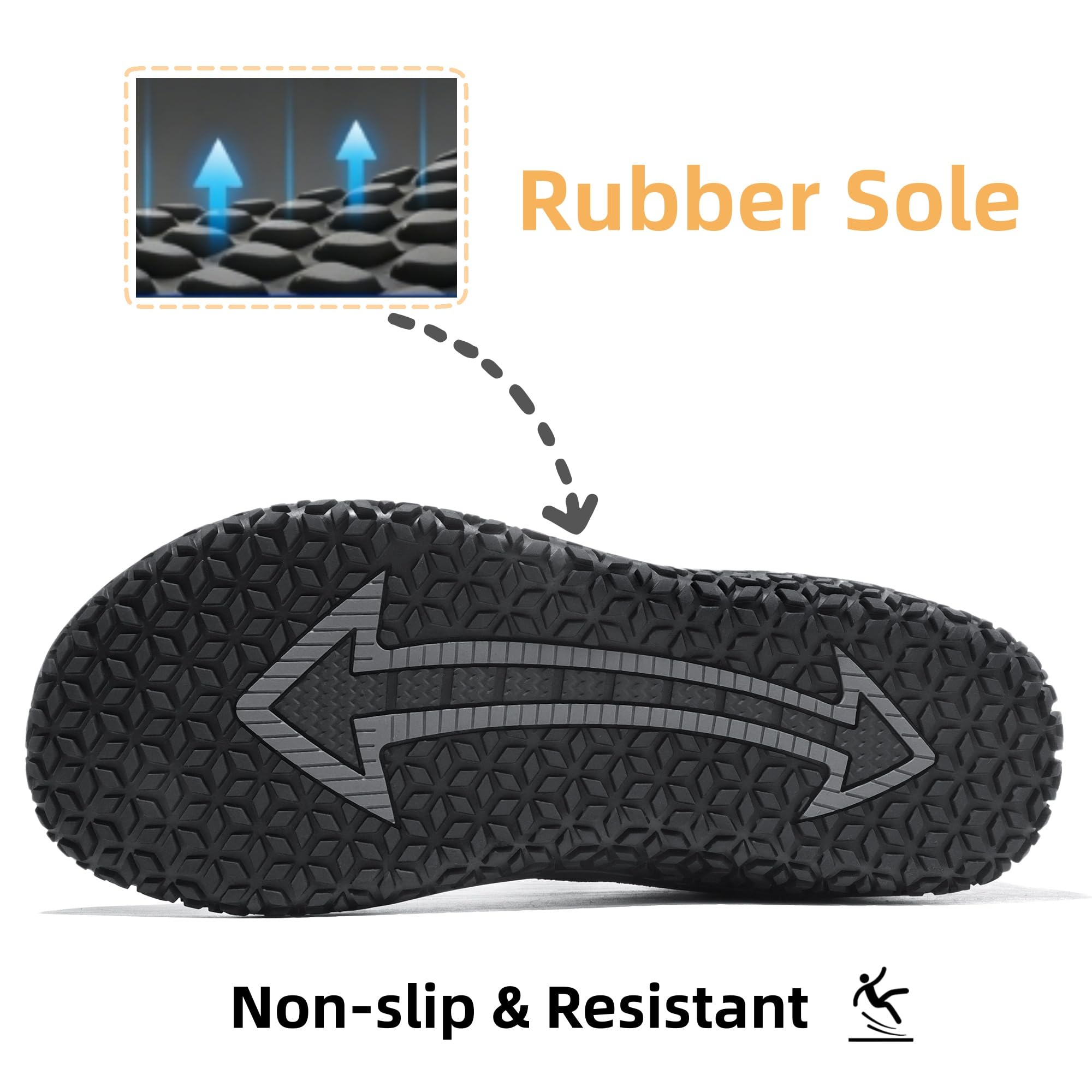 Meik Mangni Unisex buty do chodzenia boso, dla kobiet i mężczyzn, minimalistyczne buty trekkingowe dla sportowców, szerokie palce, antypoślizgowe i oddychające buty fitness, rozm. 36-46 EU