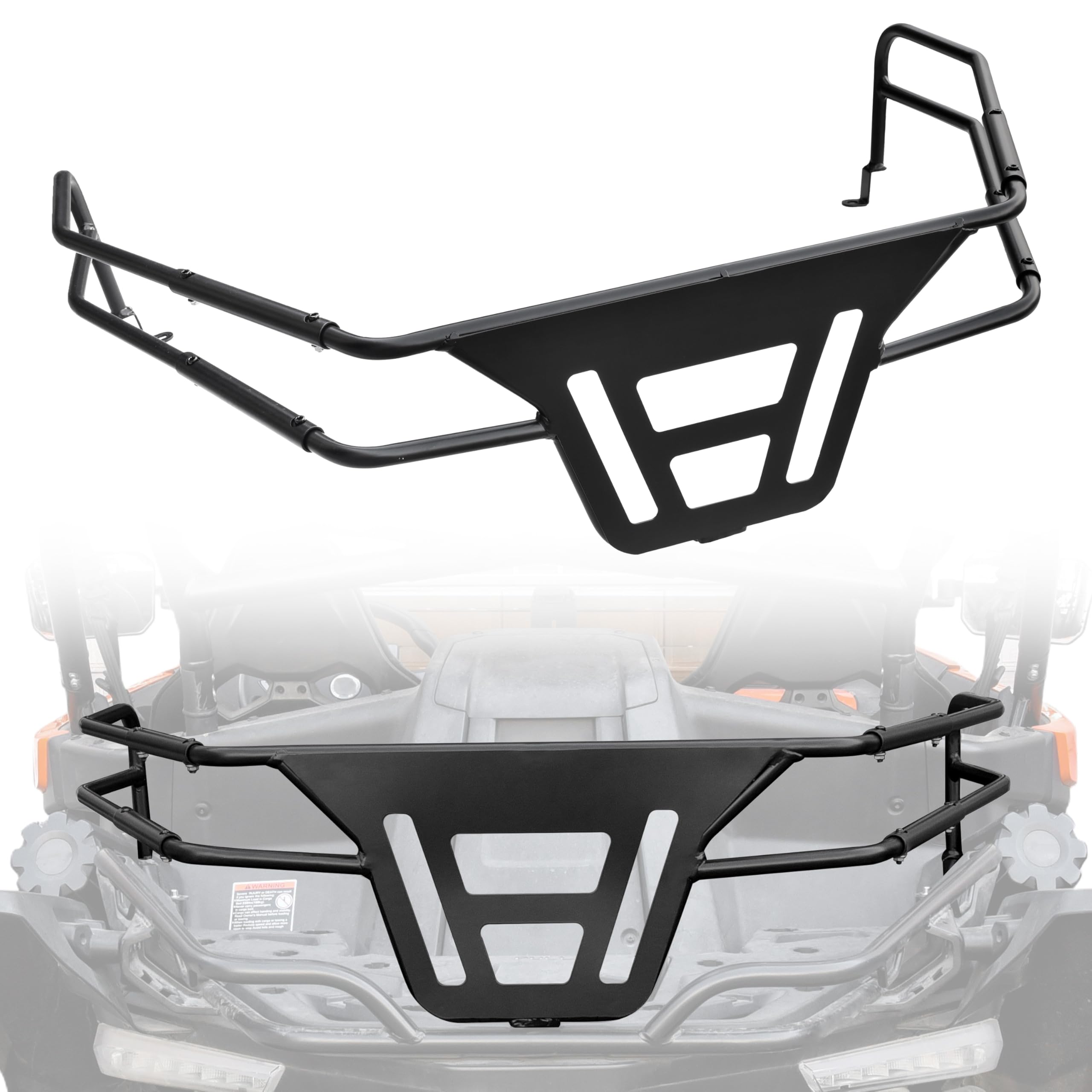 Rear Rack Extender for CFMOTO ZFORCE 950 20-24, Heavy Duty Steel Bed Enclosure Luggage Cargo Rack Extender Accessories Storage Tailgate Rack for CFMOTO ZForce 950 HO EX Sport 2020-2024