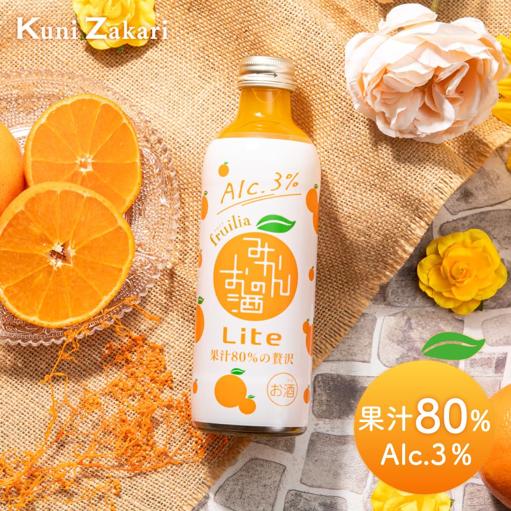Amazon.co.jp: 中埜酒造 國盛 フルリア みかんのお酒 Lite