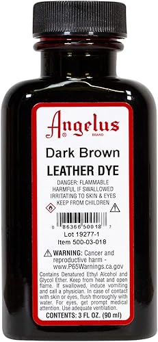 Miniatura 37 de Angelus Tinte para cuero, 3 onzas, bronceado militar