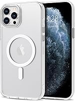 Vista 265 de Anuck - Funda magnética para iPhone 11 compatible con MagSafe, carcasa trasera mate translúcida dura, borde de TPU, delgada, resistente a impactos