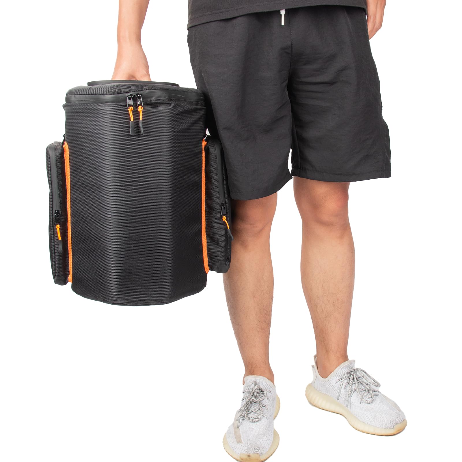 Bolsa de hombro para EON ONE Compact All-in-1, sistema PA personal, altavoz portátil con bolsillos para micrófono, transmisor, tablet, cable de alimentación, accesorios de batería de repuesto (bolsa