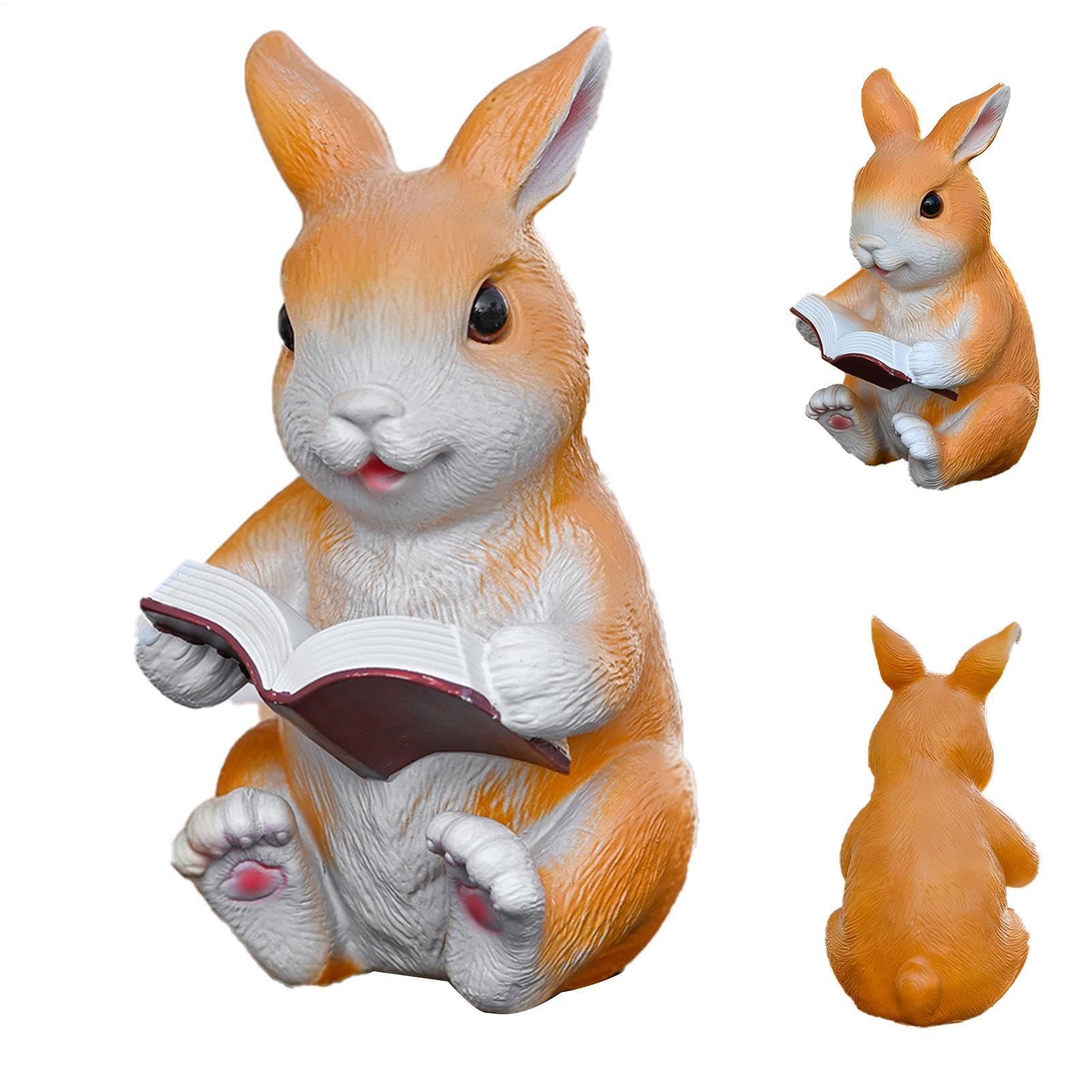 Statue de lapin décorative pour embellir votre cheminée ou bureau