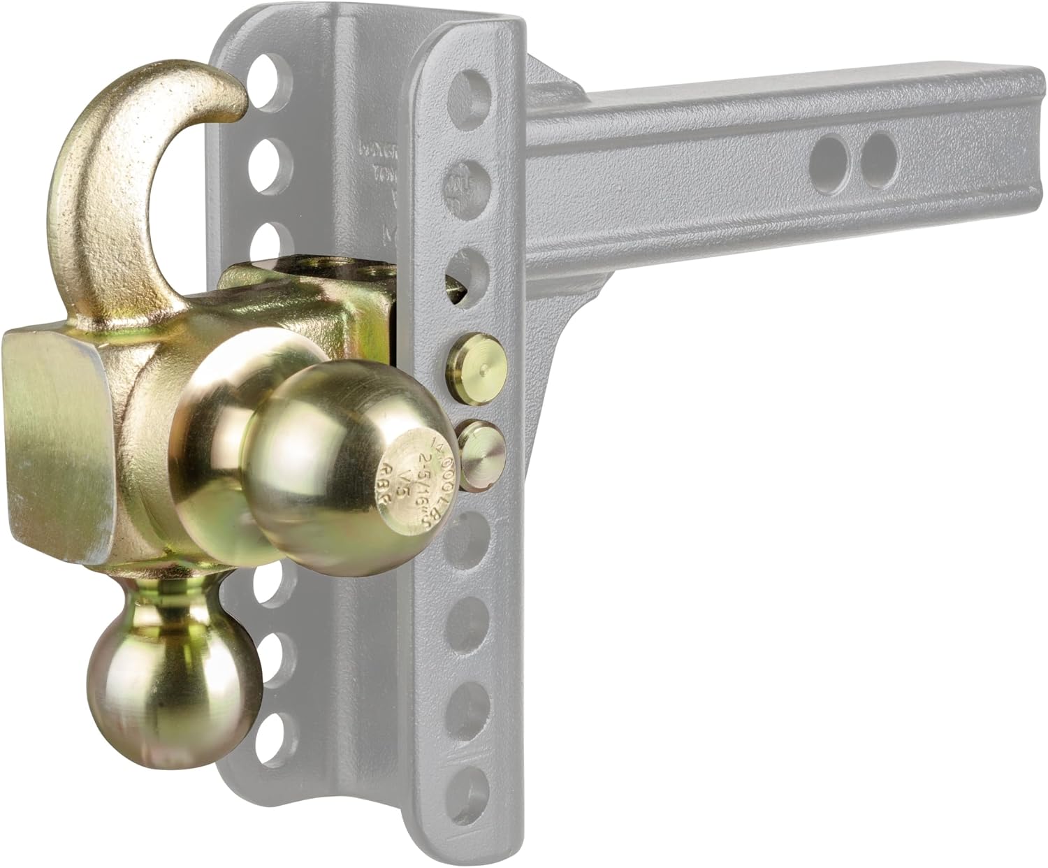 CURT 45924 Replacement Hook & Step Dual-Ball for Channel Mount #45904