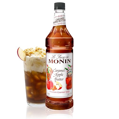 Monin - Caramel Apple Butter Syrup, Buttery Caramel and Cooked