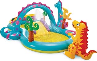 Intex 11 x 7.5 x 44 Pulgadas Dinoland Play Center - Piscina Inflable al Aire última intervensión para niños