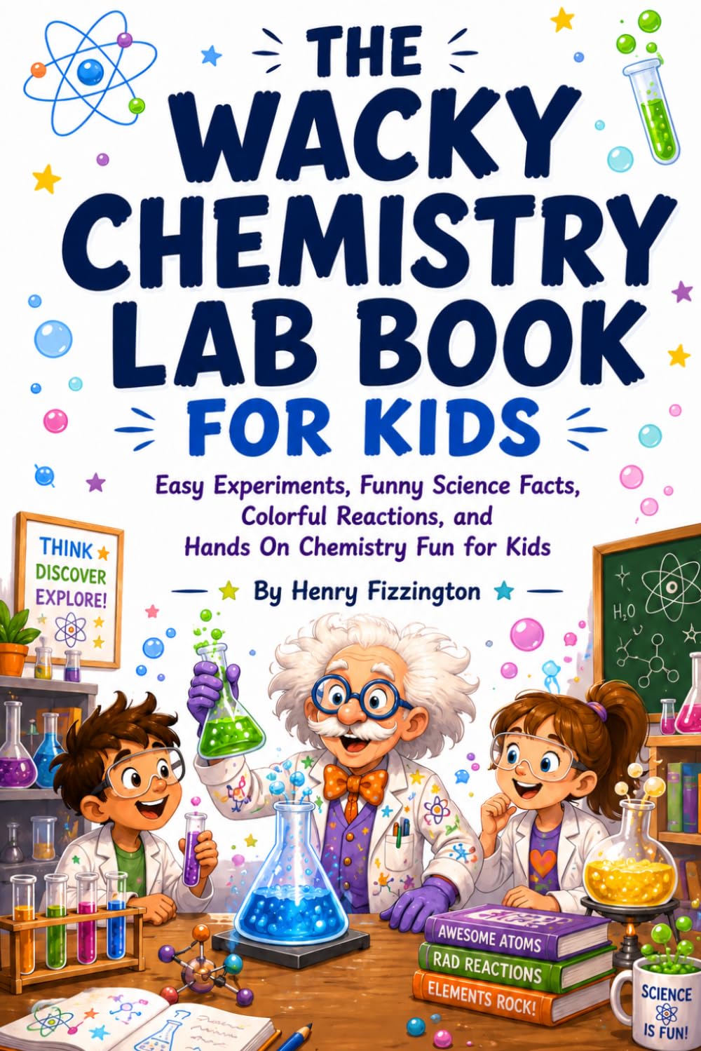 The Wacky Chemistry Lab Book for Kids: Easy Experiments, Funny Science Facts, Colorful Reactions, and Hands On Chemistry Fun for Kids
