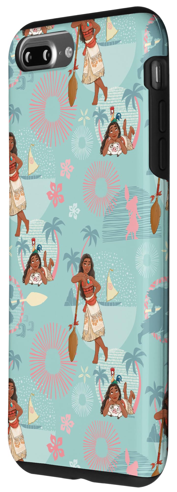 Disney Moana Tropical Summer Adventures with Pua and Heihei Case for iPhone 7 Plus/8 Plus - Image 2