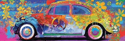 Miniatura 2 de EuroGraphics Volkswagon Beetle Splash - Rompecabezas panorámico de 1000 piezas