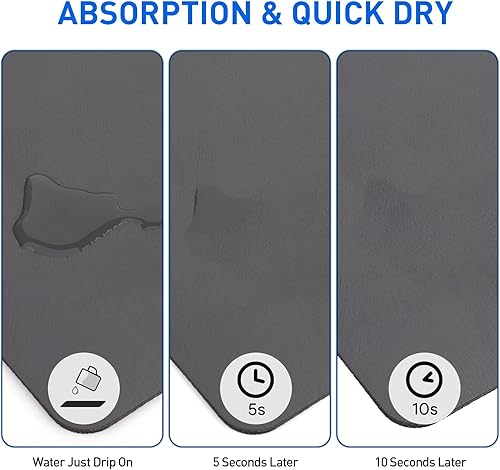 Miniatura 2 de Bandeja de goteo para refrigerador, bandeja de goteo de absorción rápida cortable, colector de goteo para refrigerador, mini bandeja de goteo para