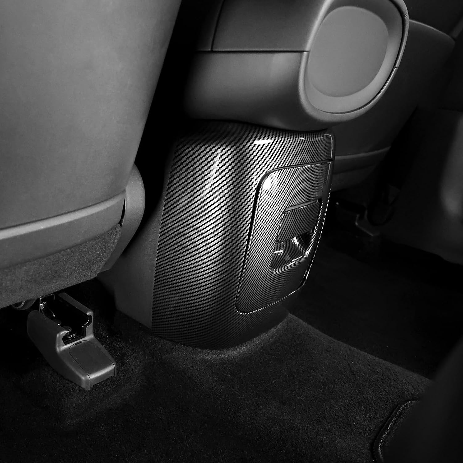 YOUTOOCAR Rear AC Vent Cover Compatible with Hyundai Palisade 2026 Accessories (Carbon Fiber Pattern)