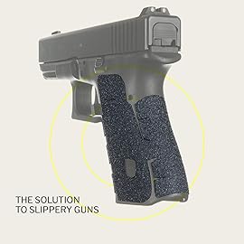 TALON Grips - Adhesive Grip for 19, 19 MOS, 23, 25, 32, 38, 44, 49 - Made in The USA - Easy Installation, Superior Traction, Performs in All Conditions - Gen 5 Medium Backstrap, Granulate