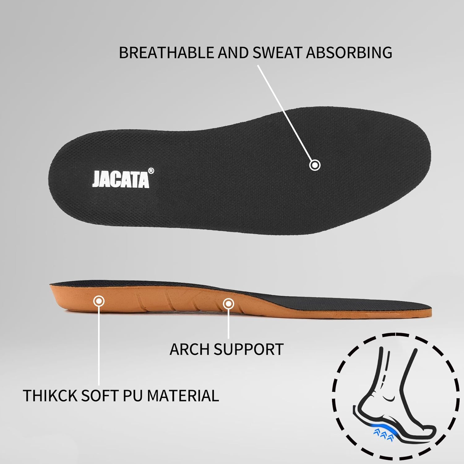 Jacata Non Slip Arch Support Work Shoes for Men/Women Food Service Comfortable Chef Walking Shoes Restaurant Kitchen Crews Health Care Sneakers - Image 7