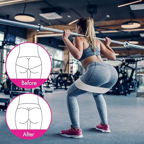 Miniatura 3 de Resistance Bands, Fabric Workout Bands for Women & Men, Cloth Booty Resistance Loop Bands, Thick Squat Bands for Butt/Legs/Thigh/Hip/Glute Excersing