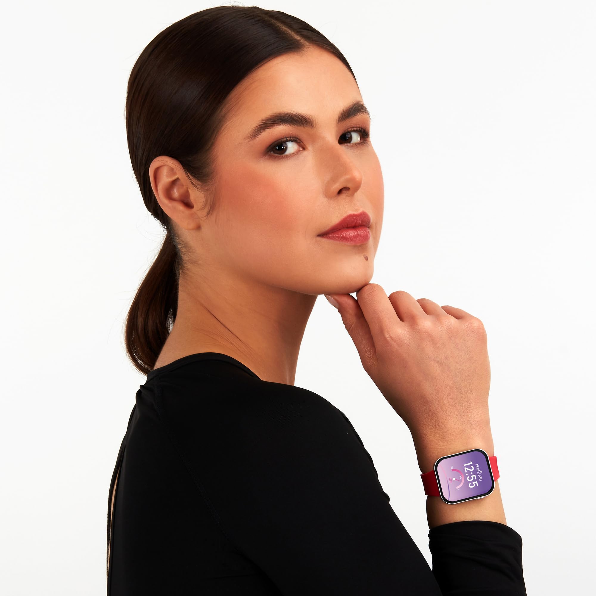 Morellato Smartwatch Donna, Digitale, Cinturino in Silicone, Cassa 35 mm, Collezione M-04 - R0151173501