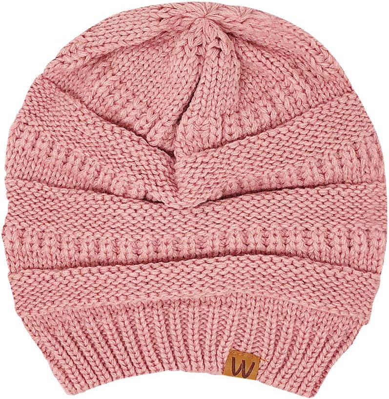allydrew Soft and Chunky Thick Knitted Infinity Scarf and Beanie Set