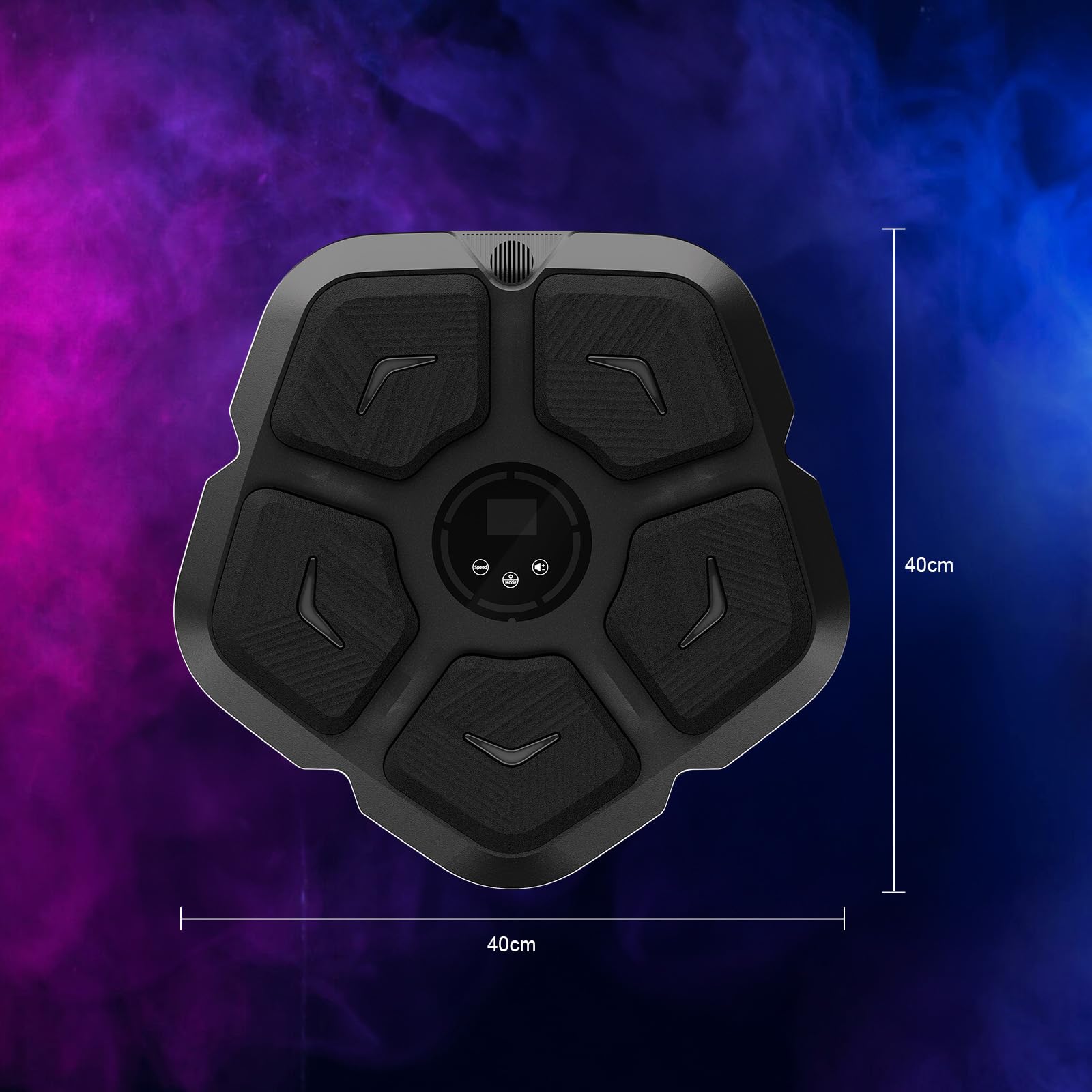 Musik Boxmaschine Bluetooth Music Elektronischer Boxer,Boxausrüstung mit 2 Modi, 9 Stufen Geschwindigkeit, Lautstärke, Smart Music Boxing Machine,Wand Boxen Musik Maschine