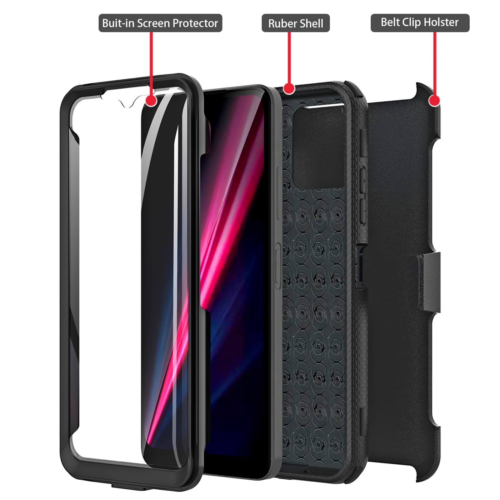 Customerfirst For Revvl 6X Pro 5G, Revvl 6 Pro 5G Phone Phone - View #2