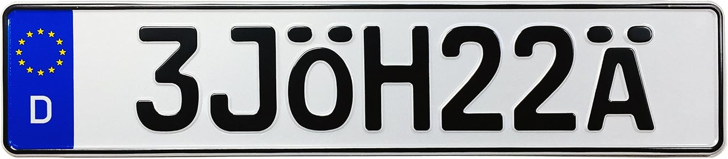 Asshole German License Plate