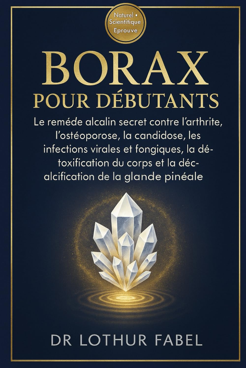 BORAX POUR DÉBUTANTS: Le remède alcalin secret contre l'arthrite, l'ostéoporose, la candidose, les infections virales et fongiques, la détoxification ... et la décalcification de la glande pinéale