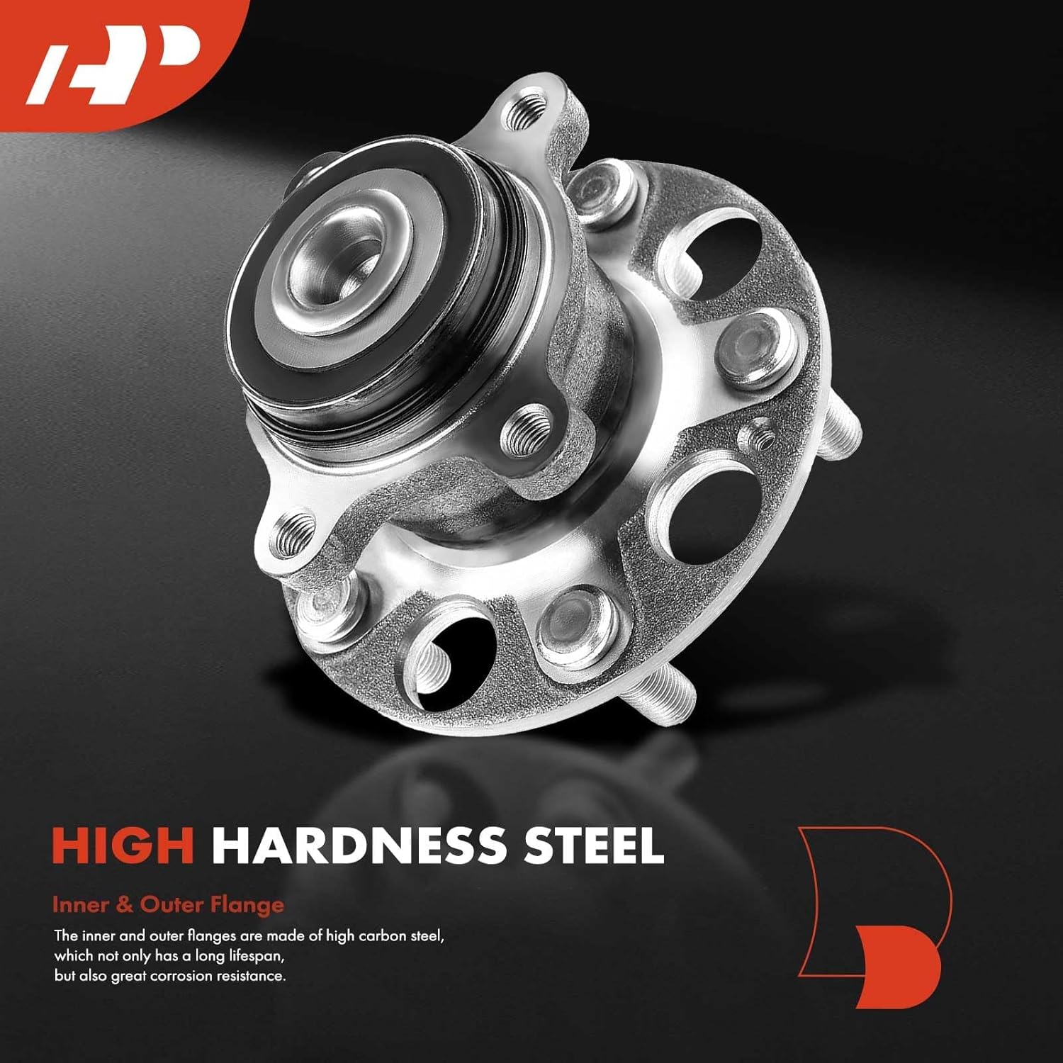 A-Premium 2 x Rear Wheel Bearing and Hub Assembly with 5-Lug Compatible with Honda Civic 2006-2011 & Acura CSX 2006-2011